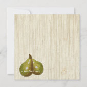 Save The Date La Poire Parfaite Économisez la Date (Dos)