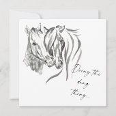 Save The Date La Russie fait l'équitation Dang Thing (Devant)