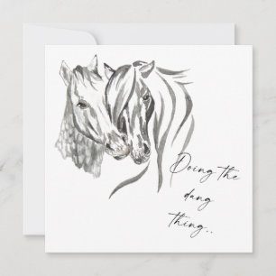 Save The Date La Russie fait l'équitation de Dang Thing