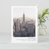Save The Date La ville de New York, réservez la date (Debout devant)