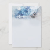Save The Date Lac de montagne en hiver  (Dos)
