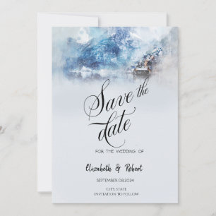 Save The Date Lac de Winter Mountain