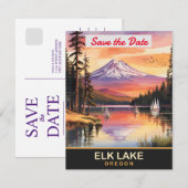 Save The Date Lac Elk, Oregon,  (Devant / Derrière)
