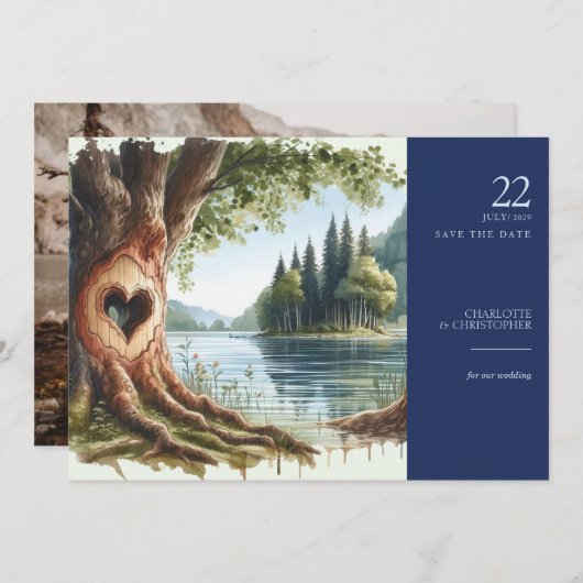 Save The Date Lac Love (Devant / Derrière)