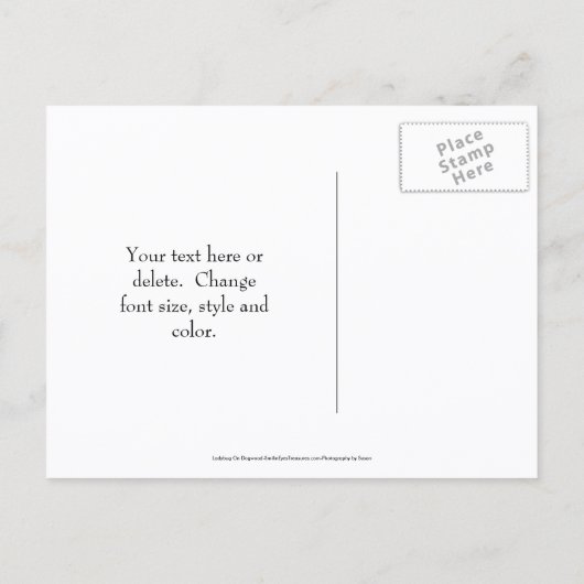 Save The Date Ladybug On Flower Aankondigingskaart (Achterkant)