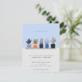 Save The Date Laisser Love Grow Botanical en pots plantes (Debout devant)