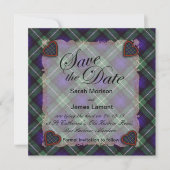 Save The Date Lamont Scottish clan tartan - Plaid (Devant)