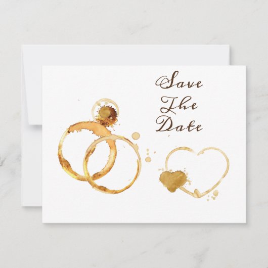 Save The Date L'Amour Est En Train De Brûler Enregistrer La Date (Devant)