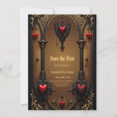 Save The Date L'amour éternel dans l'ombre de l'obscurité gothiq (Devant)
