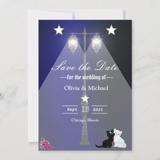 Save The Date Lampadaire (Devant)