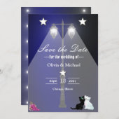 Save The Date Lampadaire (Devant / Derrière)