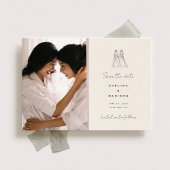 Save The Date Langley Mariage deux mariées