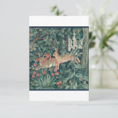 Save The Date Lapin Dans La Forêt - William Morris (Debout devant)