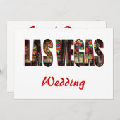 Save The Date Las Vegas Mariage Enregistrer la date (Devant / Derrière)