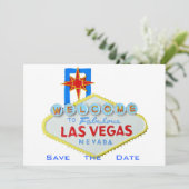 Save The Date Las Vegas Mariage Enregistrer la date (Debout devant)