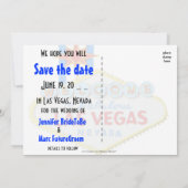 Save The Date Las Vegas Mariage Enregistrer la date (Dos)