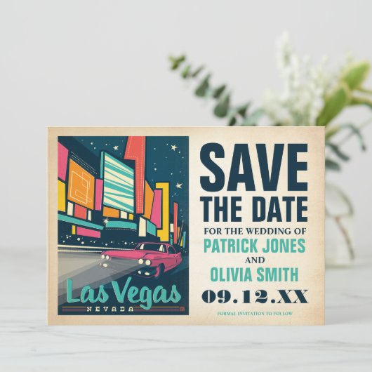 Save the date | Las Vegas, NV (Debout devant)
