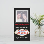 Save The Date Las Vegas signe destination mariage Enregistrer la (Debout devant)
