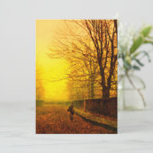 Save The Date L'automne doré John Atkinson Grimshaw (Debout devant)