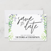 Lavande verte Mariage rustique