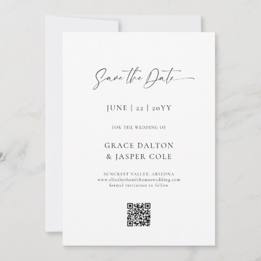 Save The Date Lavender Dreamy Rustic Photo Wedding Enregistrer l (Dos)