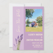Save The Date Lavender Love Mariage (Devant)