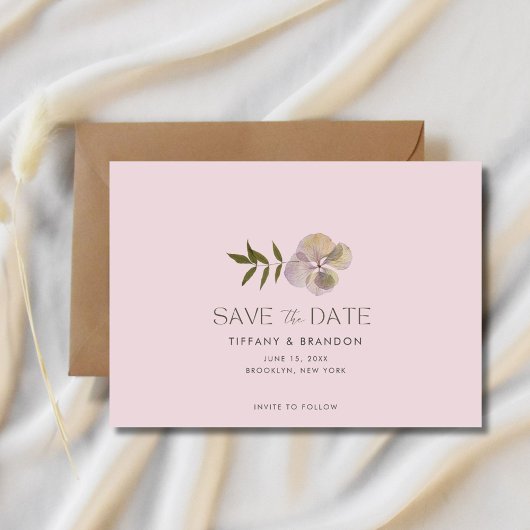 Save The Date Lavender Photo Garden Wedding Enregistrer La Date