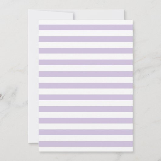 Save The Date Lavender Starfish Wedding Enregistrer la date (Dos)