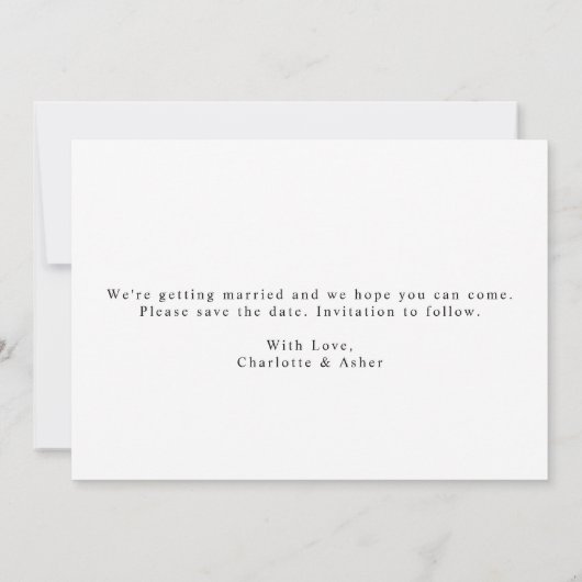 Save The Date L'Aventure Commence Enregistrez La Date (Dos)