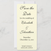 Save The Date Le baiser de Gustav Klimt, Mariage Sauvez la Date! (Dos)