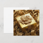 Save The Date Le cadeau d'or (Devant / Derrière)