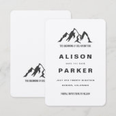 SAVE THE DATE LE DÉBUT DE NOTRE AVENTURE-SAUVER LA DATE KRAFT (Devant / Derrière)