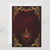 Save The Date Le magnifique art de l'élégance gothique. (Dos)