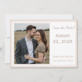 Save The Date Le Mariage Catholique Raffiné (Devant)