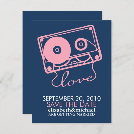 Save The Date Le mélange parfait Mariage Sauvegarder la date (Devant / Derrière)