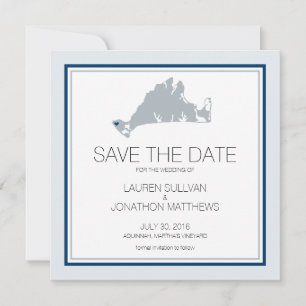Save The Date Le vignoble d'Aquinnah Martha   Enregistrer la dat