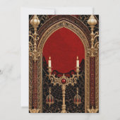 Save The Date L'élégance sombre du style gothique. (Dos)