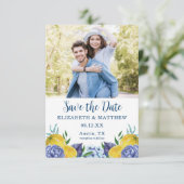Save The Date Lemon Summer Wedding (Debout devant)