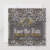 Save The Date Leopard Enregistrer la date (Devant)