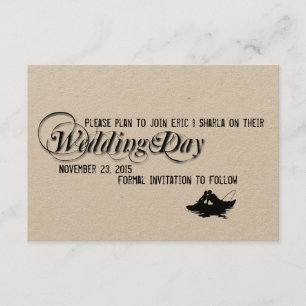 Save The Date Les amoureux de la pêche Grande pêche Enregistrer 