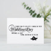 Save The Date Les amoureux de la pêche Grande pêche Enregistrer (Debout devant)