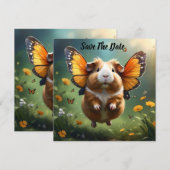 Save The Date "Les batteuses : Le Cochon De Guinée prend son env (Devant / Derrière)