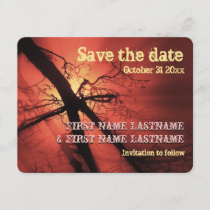 Save The Date Les branches foncées font gagner la date
