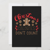 Save The Date Les calories de Noël ne comptent pas (Devant)