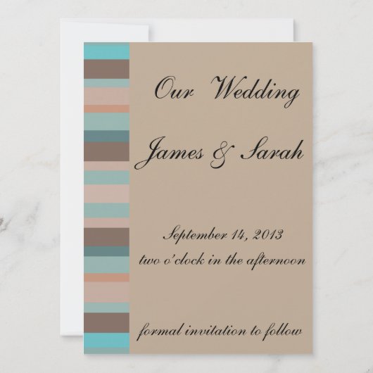 Save The Date Les côtes de l'océan Pacifique (Dos)