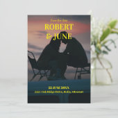 Save The Date Les deux côtés photo complète (Debout devant)