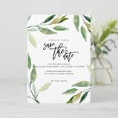 Save The Date Les Feuilles bohèmes sauvent la date (Debout devant)