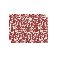 Les formes abstraites rouge et orange se mélangent