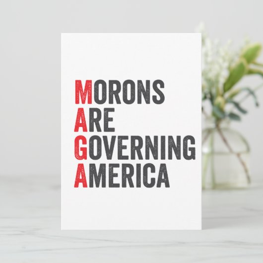 Save The Date Les morons dirigent l'Amérique 4 juillet (Debout devant)