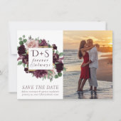 Save The Date Les passions de Moody | Photo Rose de vin violet s (Devant)